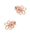 Beautiful Flower Shaped Silver Stud Earring STS-6480